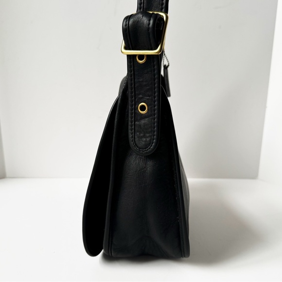 Vintage Coach Stewardess Bag 9525 in Black - Picture 10 of 13